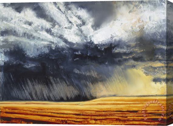 Alexis Rockman Wheat Field Stretched Canvas Painting / Canvas Art