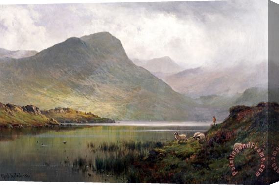 Alfred de Breanski Loch Ness Stretched Canvas Painting / Canvas Art