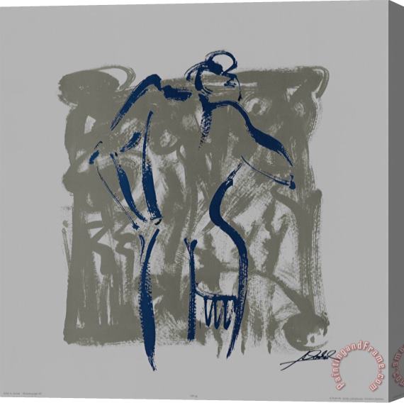 alfred gockel Body Language Viii Stretched Canvas Painting / Canvas Art