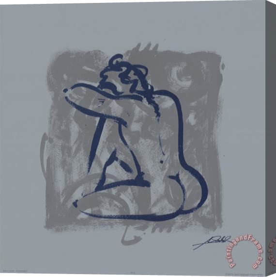 alfred gockel Body Language X Stretched Canvas Print / Canvas Art