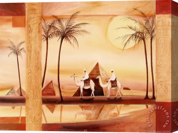 alfred gockel Desert Dreams Iii Stretched Canvas Print / Canvas Art