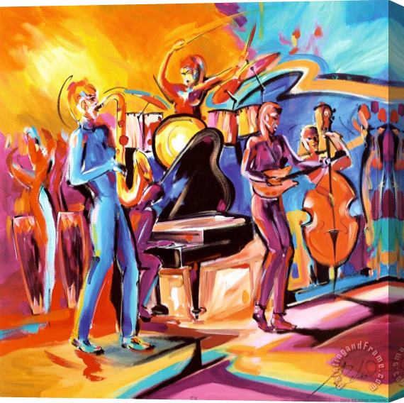 alfred gockel Full Swing Ii Stretched Canvas Painting / Canvas Art
