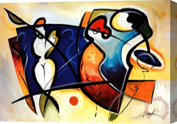 alfred gockel Gallery Open I Stretched Canvas Painting / Canvas Art