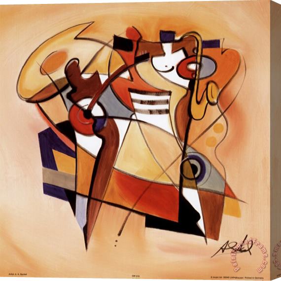 alfred gockel Hot And Sassy Ii Stretched Canvas Print / Canvas Art