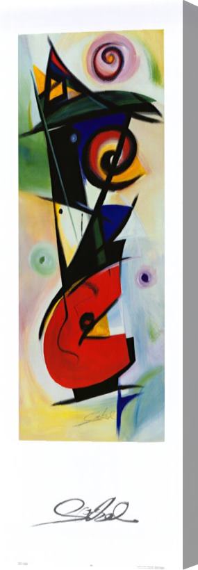 alfred gockel Left Point Stretched Canvas Painting / Canvas Art