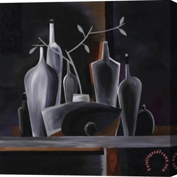 alfred gockel Midnight Table I Stretched Canvas Painting / Canvas Art