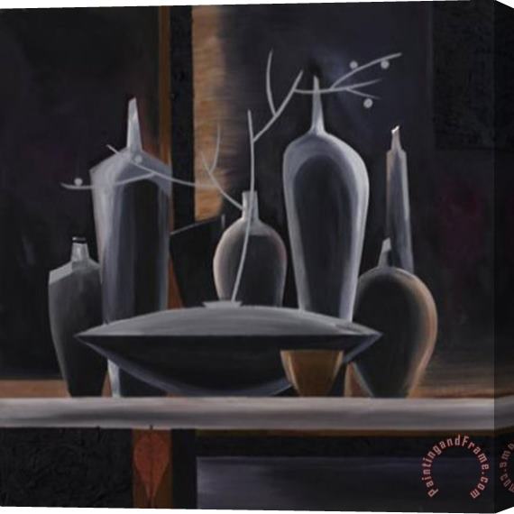 alfred gockel Midnight Table Ii Stretched Canvas Painting / Canvas Art