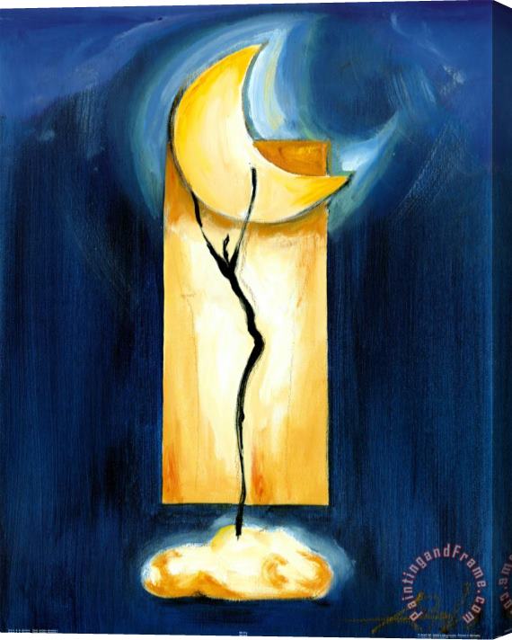 alfred gockel Moon Dance Stretched Canvas Print / Canvas Art