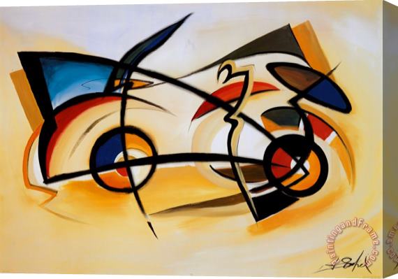 alfred gockel Perpetual Motion Stretched Canvas Print / Canvas Art