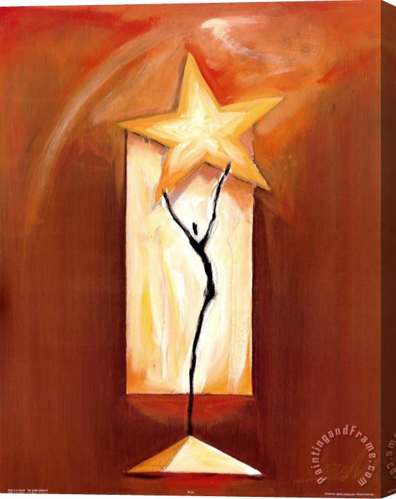 alfred gockel Star Dance Stretched Canvas Painting / Canvas Art