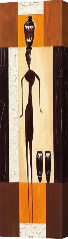 alfred gockel Walk This Way I Stretched Canvas Painting / Canvas Art