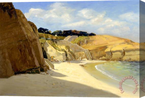 Alfred Richard Mitchell La Jolla Cove Stretched Canvas Painting / Canvas Art