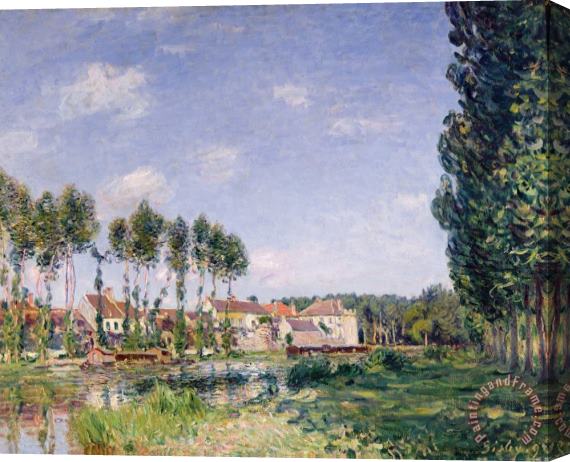 Alfred Sisley Banks of The Loing, Moret Stretched Canvas Print / Canvas Art