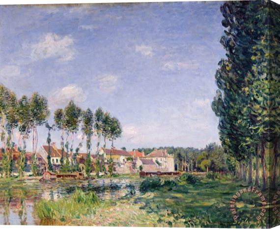 Alfred Sisley Banks of the Loing Stretched Canvas Painting / Canvas Art