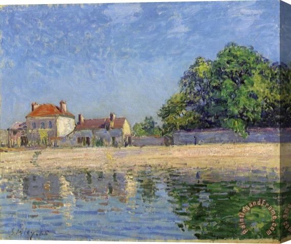 Alfred Sisley Bords Du Loing, Saint Mammes Stretched Canvas Painting / Canvas Art