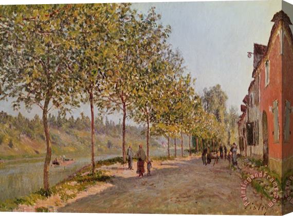 Alfred Sisley June Morning in Saint Mammes Stretched Canvas Painting / Canvas Art