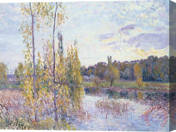 Alfred Sisley The Lake At Chevreuil Stretched Canvas Print / Canvas Art
