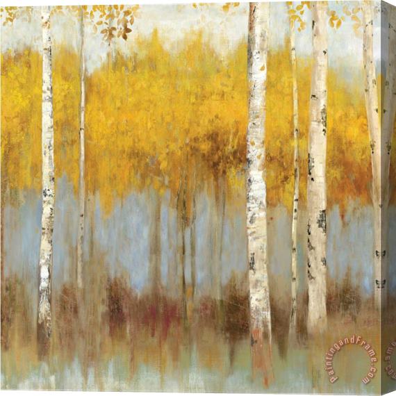 Allison Pearce Golden Grove I Mini Stretched Canvas Painting / Canvas Art