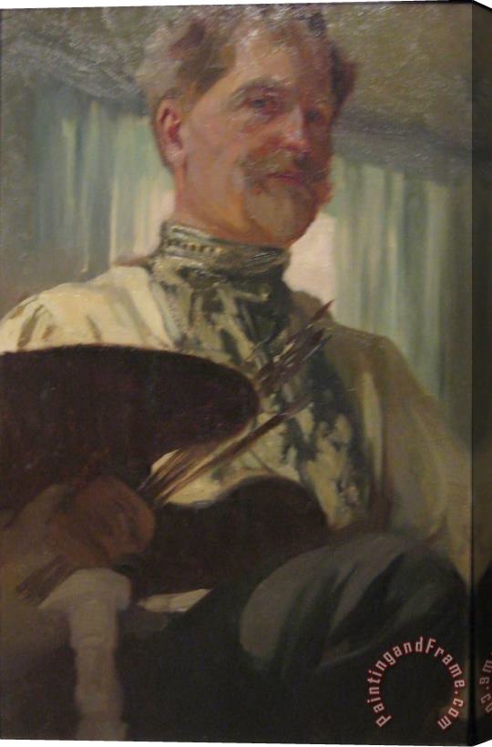 Alphonse Marie Mucha Self Portrait 1907 Stretched Canvas Print / Canvas Art