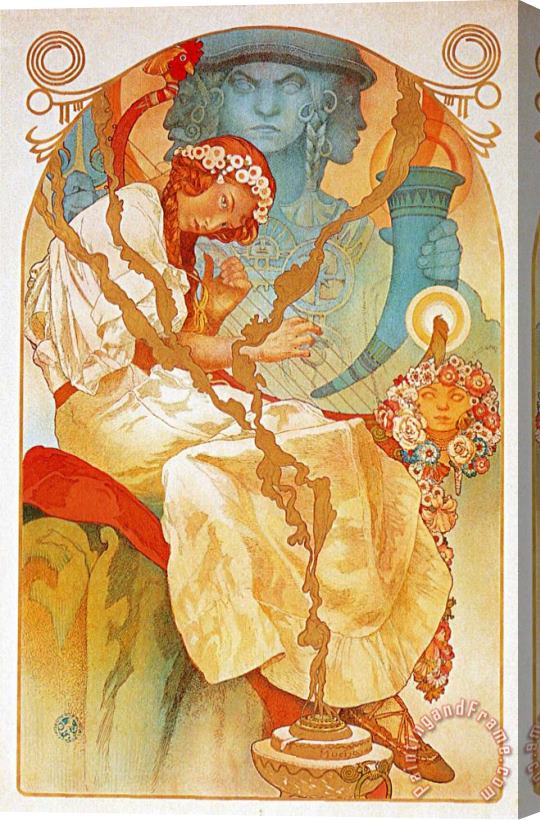 Alphonse Marie Mucha The Slav Epic 1928 Stretched Canvas Print / Canvas Art