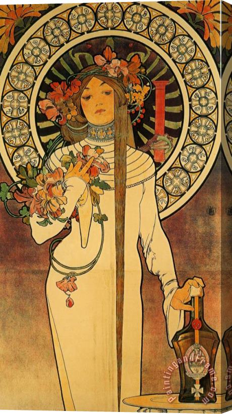 Alphonse Marie Mucha The Trappistine 1897 Stretched Canvas Print / Canvas Art