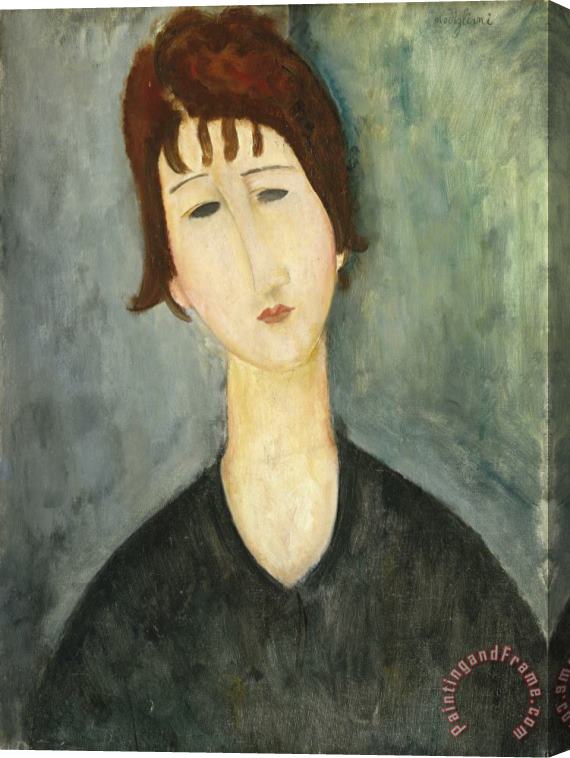 Amedeo Modigliani A Woman Stretched Canvas Print / Canvas Art