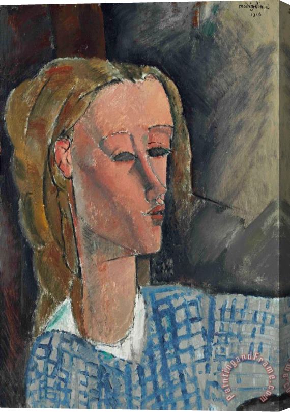 Amedeo Modigliani Beatrice Hastings, 1916 Stretched Canvas Print / Canvas Art