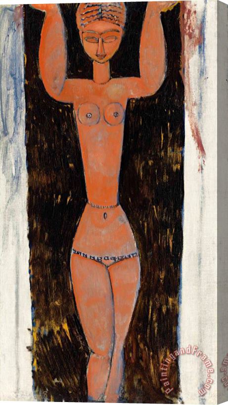 Amedeo Modigliani Cariatide, 1913 Stretched Canvas Print / Canvas Art