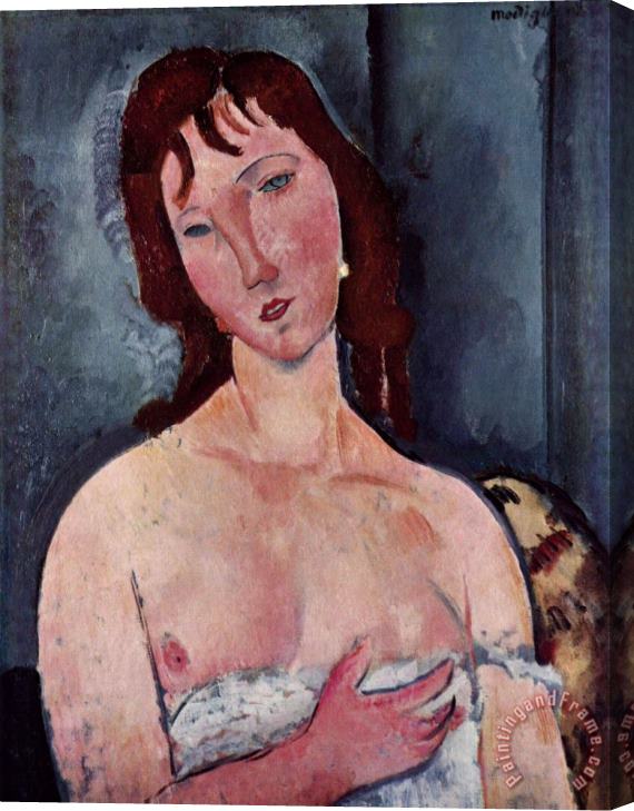 Amedeo Modigliani Junge Frau, 1918 Stretched Canvas Print / Canvas Art