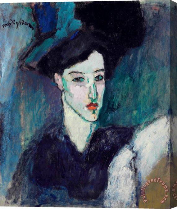 Amedeo Modigliani La Juive,1908 Stretched Canvas Print / Canvas Art