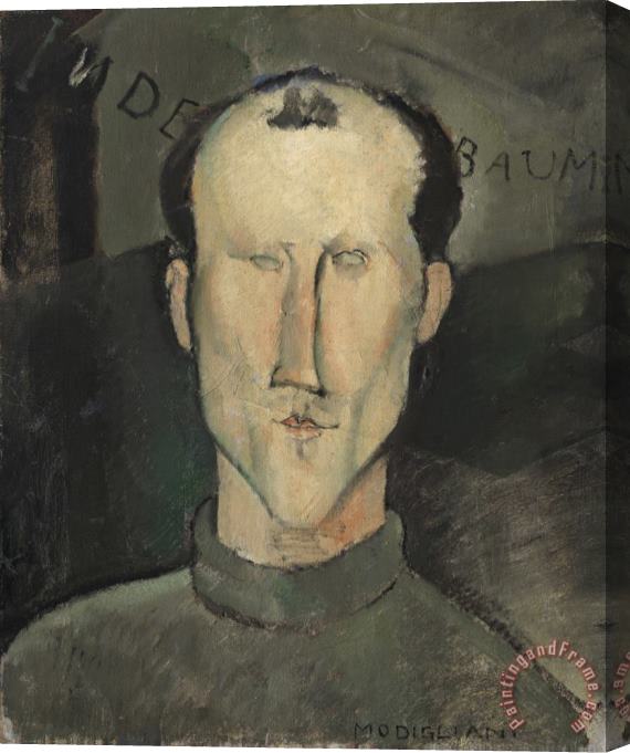 Amedeo Modigliani Leon Indenbaum Stretched Canvas Painting / Canvas Art