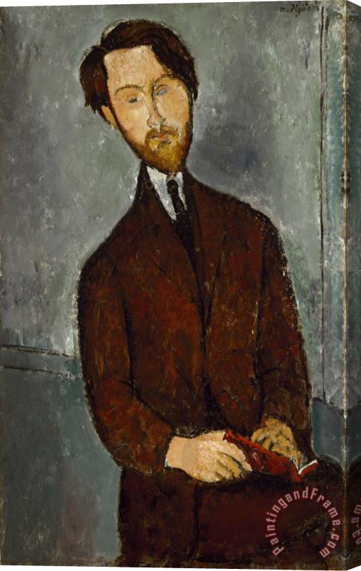Amedeo Modigliani Leopold Zborowski Stretched Canvas Print / Canvas Art