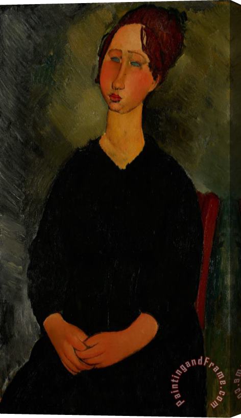 Amedeo Modigliani Little Servant Girl Stretched Canvas Painting / Canvas Art