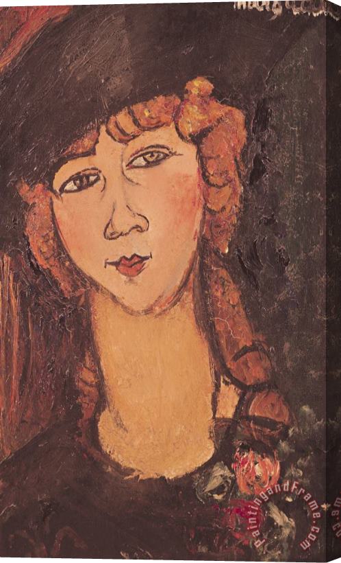 Amedeo Modigliani Lolotte Stretched Canvas Print / Canvas Art