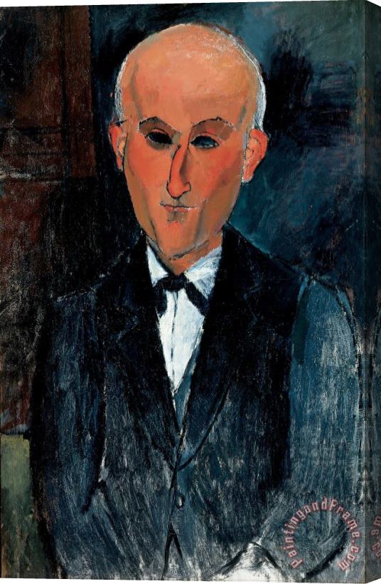 Amedeo Modigliani Max Jacob (1876 1944) Stretched Canvas Painting / Canvas Art