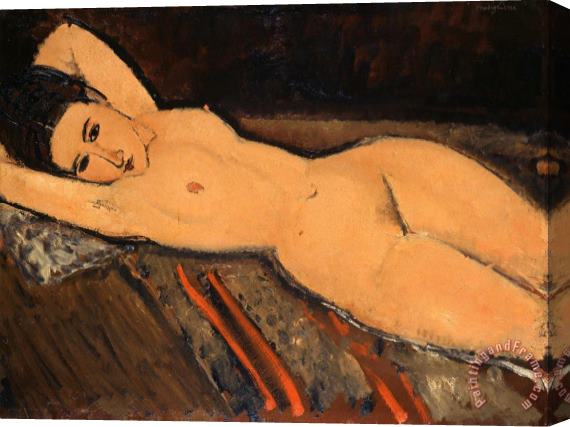 Amedeo Modigliani Nu Couche, 1916 Stretched Canvas Print / Canvas Art
