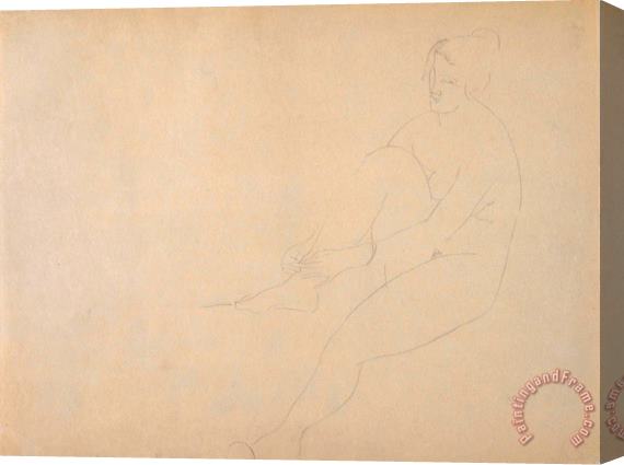 Amedeo Modigliani Nude Stretched Canvas Print / Canvas Art