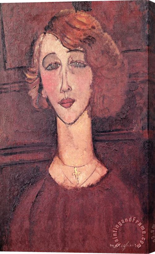 Amedeo Modigliani Renee Stretched Canvas Print / Canvas Art