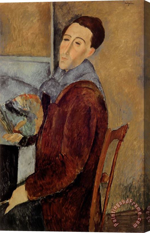 Amedeo Modigliani Self Portrait Stretched Canvas Print / Canvas Art