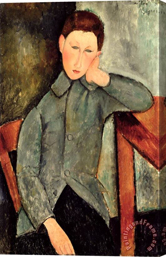 Amedeo Modigliani The Boy Stretched Canvas Painting / Canvas Art