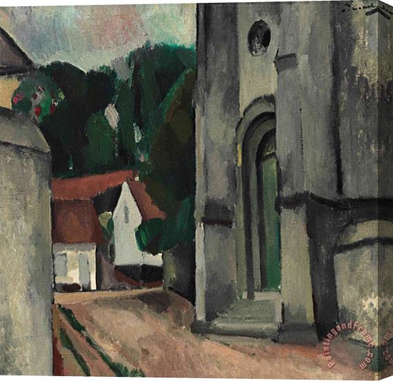 Andre Derain L'eglise De Crecy En Brie, 1911 Stretched Canvas Painting / Canvas Art