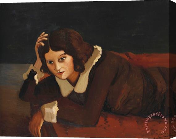 Andre Derain Portrait De Rita Van Leer Stretched Canvas Painting / Canvas Art