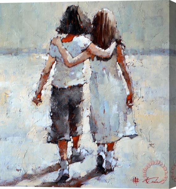 Andre Kohn Bff Series #11 Stretched Canvas Print / Canvas Art