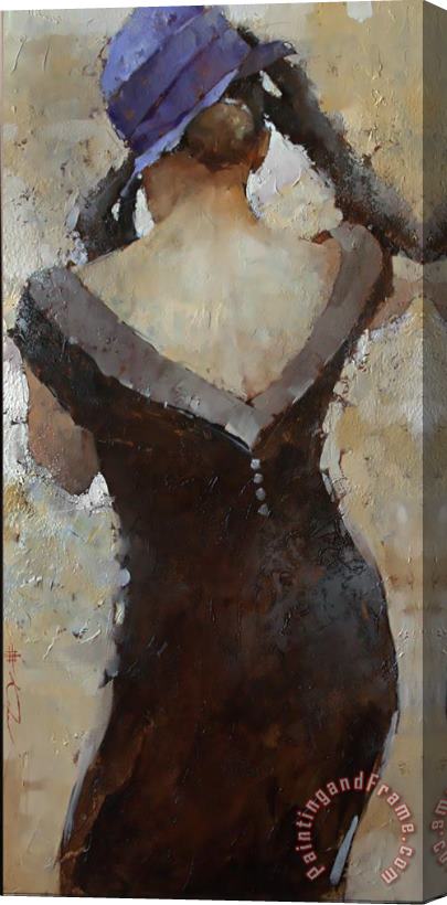 Andre Kohn Cocktail Dress 48 Master Stretched Canvas Painting / Canvas Art