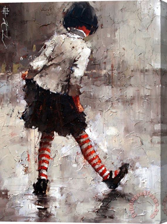 Andre Kohn Dancing in The Rain Stretched Canvas Print / Canvas Art