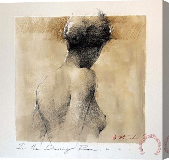Andre Kohn In The Dressing Room, 2018 Stretched Canvas Print / Canvas Art