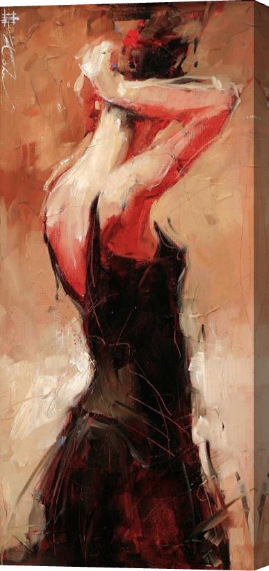 Andre Kohn In The Dressing Room Stretched Canvas Print / Canvas Art