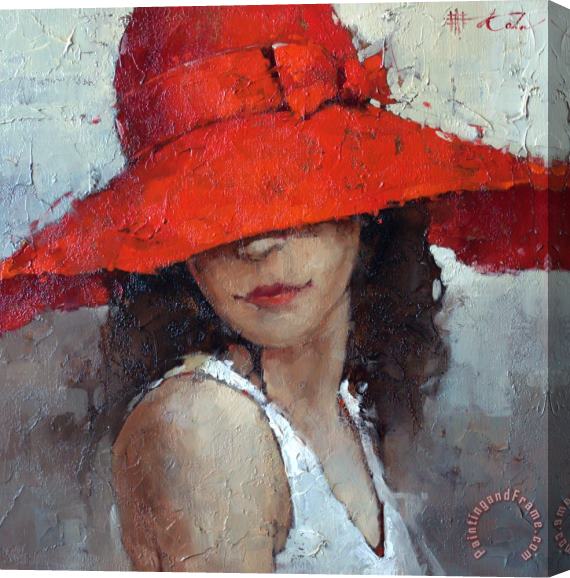 Andre Kohn New Hat, Series #5 Stretched Canvas Print / Canvas Art