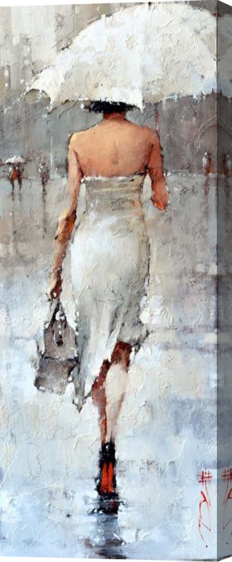 Andre Kohn On The Theme of White Stretched Canvas Painting / Canvas Art