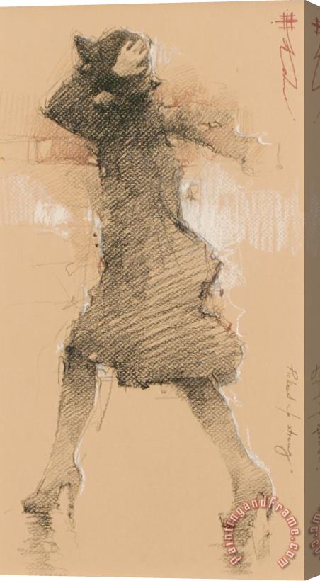 Andre Kohn Picked Up Strong Stretched Canvas Print / Canvas Art